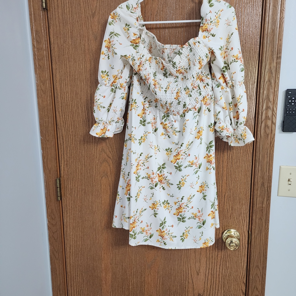 Floral Smocked Dress